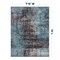 World Rug Gallery Abstract Design Distressed Non Shedding Soft Area Rug 7' 10 x 10' Blue 392BLUE8x10 - alternate 10